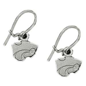  Kansas State sterling silver dangle earrings GEMaffair 