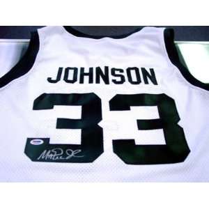Magic Johnson Autographed Uniform   MSU PSA DNA  Sports 