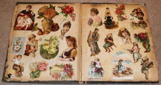 350+ Piece Vintage Antique Victorian Period Scrapbook Trade Cards 