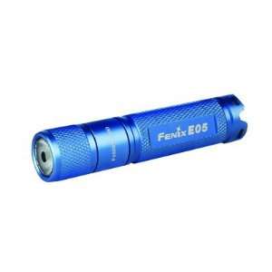  Fenix E05 R2 27 Lumen LED Flashlight   Blue