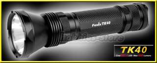 Fenix TK40 Cree MC E LED Flashlight + Sanyo Charger Set  