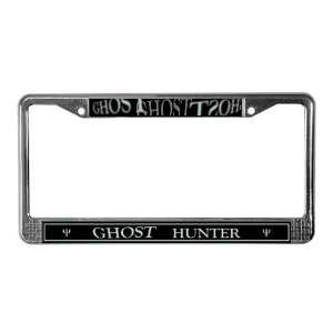 Ghost Hunter Hobbies License Plate Frame by 