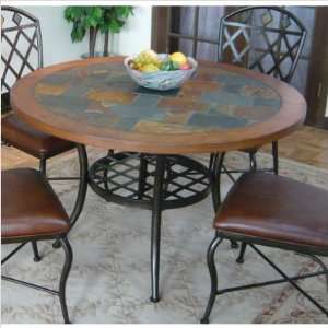    47 Accentage Stone Mountain Large Round Table Furniture & Decor