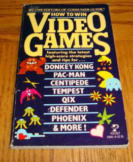 Vintage How To Win Video Games Book 1982  