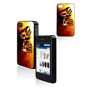  Red Dice Poker Cards   Iphone 4 Iphone 4s Hard Shell Case 