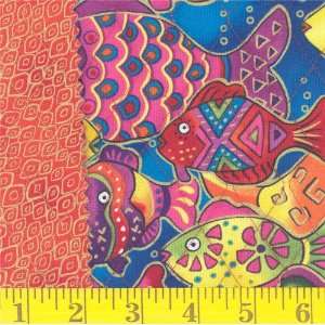   Double Sided Quilting Fish Fabric By The Yard Arts, Crafts & Sewing