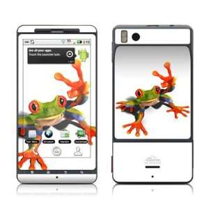  Peace Frog Skin Decal Sticker for Motorola Droid X Cell 