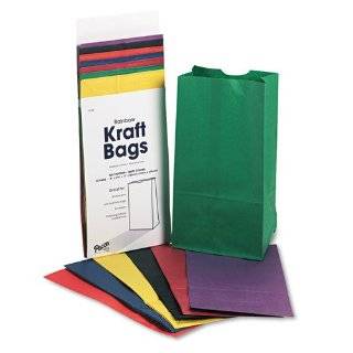 Rainbow Bags, 6x11, 28/PK, Assorted Bright Colors