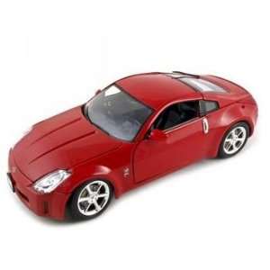  Nissan 350Z Diecast Car Model 118 Red Toys & Games