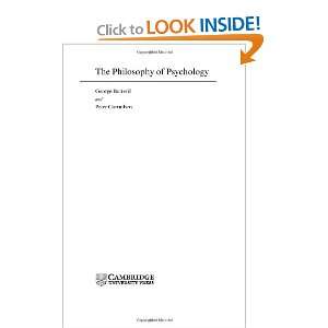   Psychology (9780521551113) George Botterill, Peter Carruthers Books