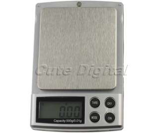 New 500g x 0.01g Digital Hanging Fishing Weight Scale  