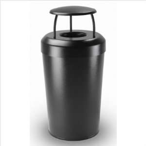 Commercial Zone Products 735009 Steel Round Container with Canopy Cov 