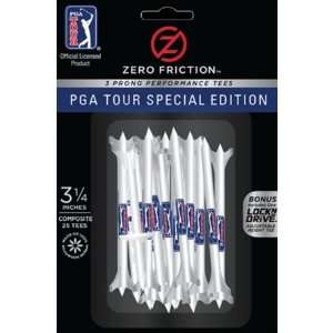   Friction 3 1/4 Performance Tees 25/pack   PGA Logo