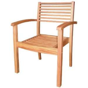 International Concepts 52870P Stacking arm Chair Oil