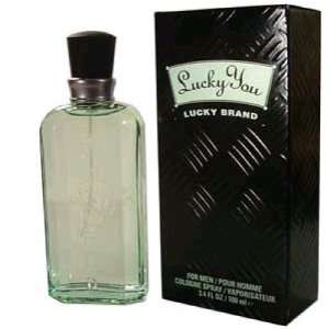  Lucky You by Lucky Brand, 3.4 oz Eau de Toilette Spray for 