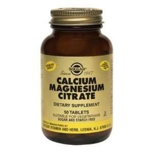  Calcium Magnesium Citrate 50 Tabs 2 Pack Health 