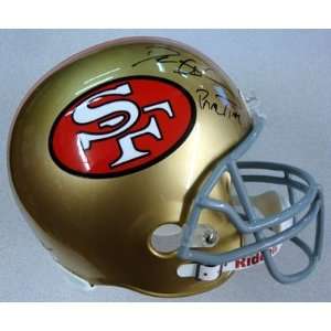 Deion Sanders Autographed/Hand Signed SF 49ers Full Size Helmet Prime 