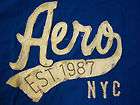 Aeropostale~Blue T Shirt~XXXL~3XL~NEW~NWT~Applique Graphics~AERO~NYC 