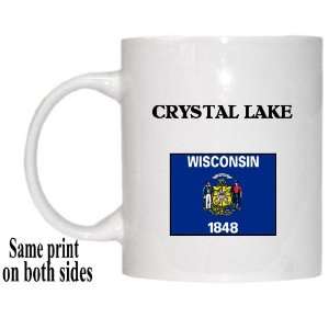  US State Flag   CRYSTAL LAKE, Wisconsin (WI) Mug 