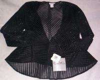 Ladies NWT Rampage 2 Pc Black Dress & Jacket 10  
