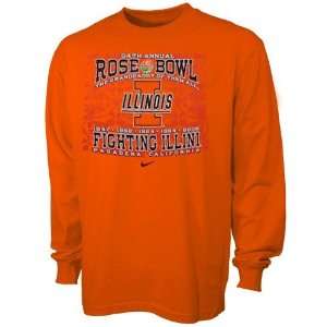   Orange 2008 Rose Bowl Bound Long Sleeve T shirt