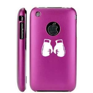com Apple iPhone 3G 3GS Hot Pink E323 Aluminum Metal Back Case Boxing 