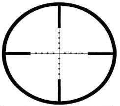 p4 sniper rangefinder reticle integral red dot laser aiming sight