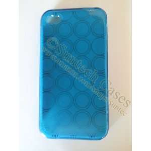    NEW Rubber Protective Case Iphone 4   Blue 