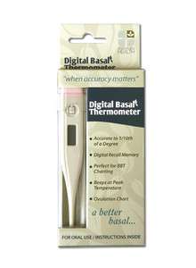 Digital BASALThermometer   Predict Ovulation with BBT Charting  