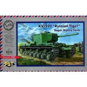   72 KV220 Russian Tiger Super Heavy Tank (Plastic Models) Toys & Games