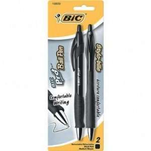  Ballpoint Pen,Cushiones Grip,Retractable,Refillable,2/PK 