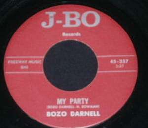 BOZO DARNELL Your Steppin Stone 45 RECORD J BO RECORDS  