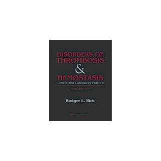  Disorders of Hemostasis and Thrombosis Scott H. (Edt 