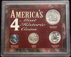 AMERICAS 4 MOST HISTORIC COINS FREE S&H X1  