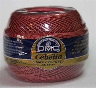 DMC Cebelia 100% Crochet Cotton Size 20   Color 223  