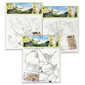  Puzzle Set 20 Piece And 6 Crayon Tinkerbell Case Pack 36 