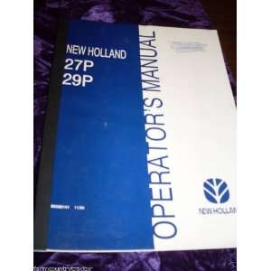  New Holland 27P/29P Grain Head OEM OEM Owners Manual New 