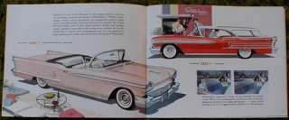 1958 Oldsmobile Catalog Brochure Small & Deluxe Pair 58  