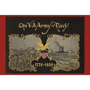 Army and Navy 1776 1899   Paper Poster (18.75 x 28.5)  
