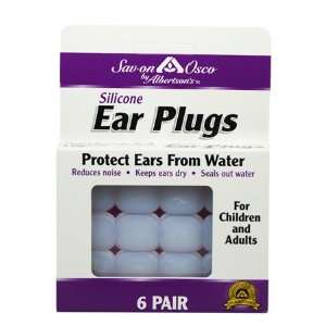 Sav On Osco Silicone Ear Plugs 6 Pair with case
