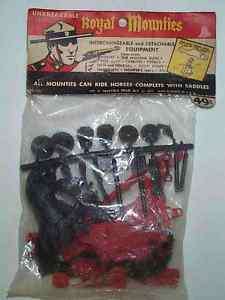 MPC 1960S ROYAL CANADIAN MOUNTED POLICE MOUNTIES MIP  