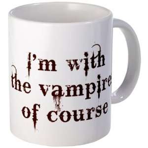 With the Vampires Twilight Mug by   Kitchen 