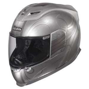  Icon Airframe Regal Motorcycle Helmet   Pewter Sports 