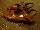 SAS twist again red/ burgundy sandals size 8M