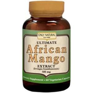 African Mango Extract New Sealed Only Natural 500 Mg 60 Vegatarian 
