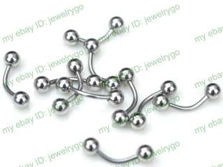 wholesale 120pcs mix 12style 316L body piercing jewelry  