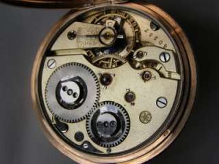 Swiss IWC Schaffhausen Gold hunter case pocket watch.RR  