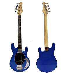   MSB S1 Metallic Blue 4 string Electric Bass Guitar  