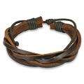 this item brown twisted leather bracelet sale $ 9 08