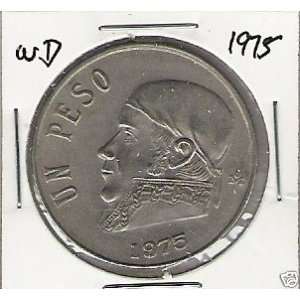  1975 Mexico Peso Coin (Uncirculated) 